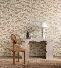 Filandra Wallpaper by Casamance Lin/Kaki