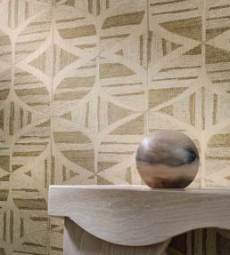 Filandra Wallpaper by Casamance Lin/Kaki