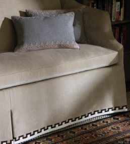 Finlay Scalloped Border Trimming by Samuel & Sons Camel