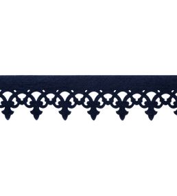 Finlay Scalloped Border Trimming by Samuel & Sons Onyx