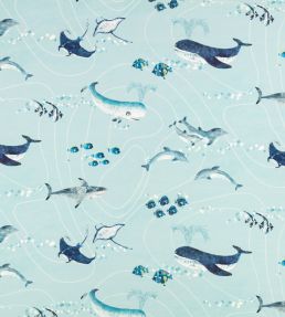 Fintastic Fabric by Villa Nova Blue