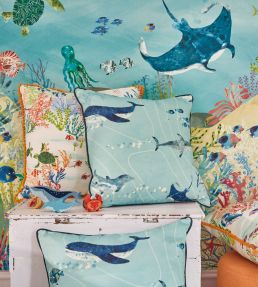 Fintastic Fabric by Villa Nova Blue