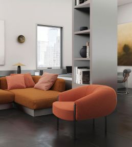 Fiora II Fabric by Wemyss Ginger