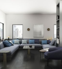 Fiora II Fabric by Wemyss Grey