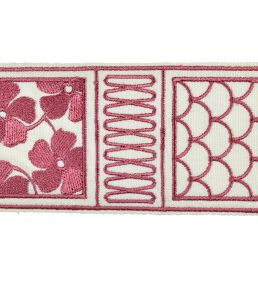 Fiorella Embroidered Braid 60mm Trimming by Houles Rubino