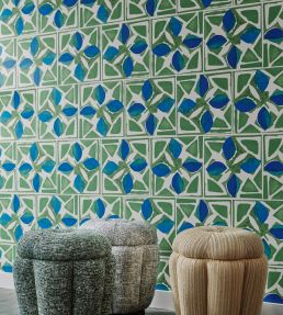 Fiori Wallpaper by Christopher Farr Cloth Grass