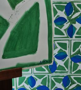 Fiori Wallpaper by Christopher Farr Cloth Grass