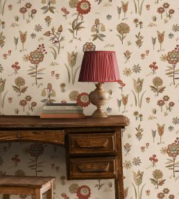 Firle Meadow Wallpaper by Mulberry Home Blue
