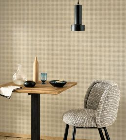 Fitting Room Wallpaper by Casadeco Beige ficelle