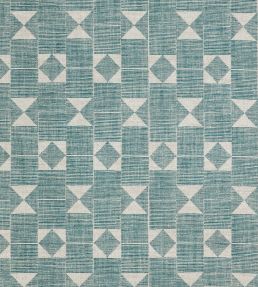 Flag Fabric by Fermoie Teal