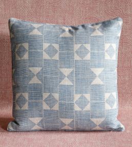Flag Cushion 43 x 43cm by Fermoie Blue