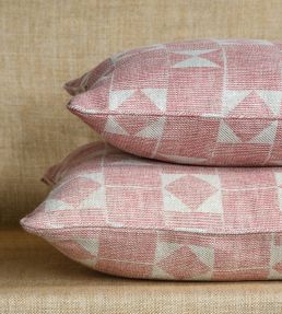 Flag Cushion 43 x 35cm by Fermoie Pink