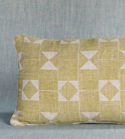 Flag Cushion 43 x 35cm by Fermoie Yellow