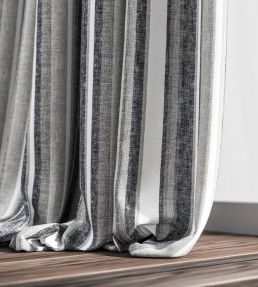 Flamborough Fabric by Warwick Charcoal
