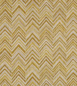 Flame Stitch Fabric by Fermoie Yellow