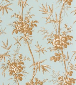Flanerie Wallpaper by Casadeco Bleu Doux