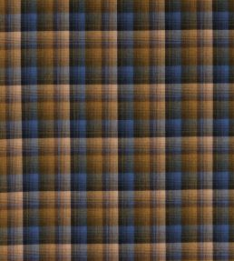 Flavigny Fabric by Nina Campbell Blue/Gold