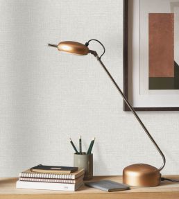 Flax Wallpaper by Casadeco Gris duvet