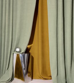 Flax Fabric by Kirkby Design Soft Aqua