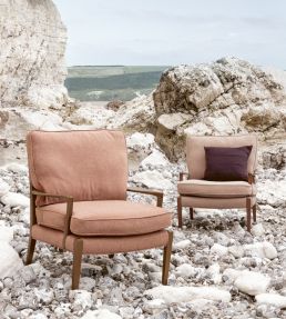 Fleck Eco Fabric by Kirkby Design Peacock