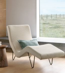 Fleck Eco Fabric by Kirkby Design Peacock