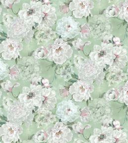 Fleur Blanche Fabric by Designers Guild Eau de Nil