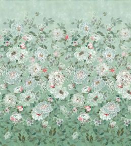 Fleur Blanche Mural by Designers Guild Eau De Nil
