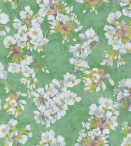 Fleur D'Assam Wallpaper by Designers Guild Emerald
