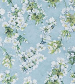 Fleur D'Assam Wallpaper by Designers Guild Sky