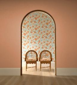 Fleur de Joie Wallpaper by Harlequin Chalk/Emerald/Sky
