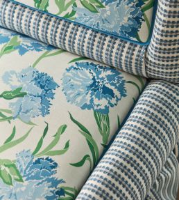 Pepita Stripe Fabric by Harlequin Diffused Light/Pearl