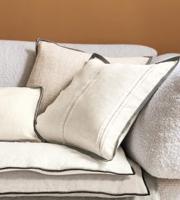 Fleur De Lin Cushion 45 x 45cm by Maison Casamance Blanc