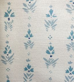 Fleur Fabric by Kate Medlicott Blue-Blue