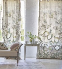 Fleur Orientale Fabric by Designers Guild Celadon