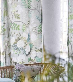 Fleur Orientale Fabric by Designers Guild Celadon