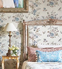 Fleurie Wallpaper by Lewis & Wood Anemone