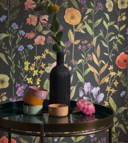 Fleurs Des Champs Wallpaper by Casadeco Bouquet