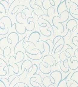 Flo Swirl Wallpaper by Scion Cornflower