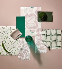 Flo Swirl Wallpaper by Scion Pine
