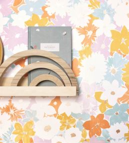 Flora Wallpaper by Caselio Multicouleurs