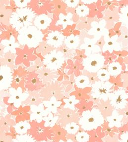 Flora Wallpaper by Caselio Rose layette