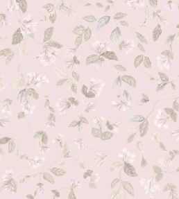 Flora Wallpaper by Cole & Son Stone on Rose Quartz
