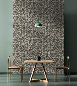 Flora Ditsy Wallpaper by Ohpopsi Cerulean