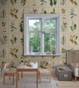 Flora Wallpaper by Sandberg Green