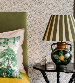 Floral Dance Wallpaper by Langelid Von Bromssen Mauve