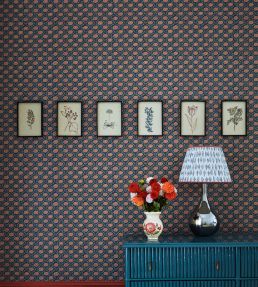 Floral Ogee Wallpaper by DADO 03 Madder