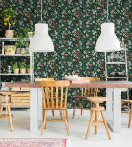 Floral Tapestry Wallpaper by Coordonne Mint