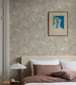 Floral Tree Wallpaper by Borastapeter Green
