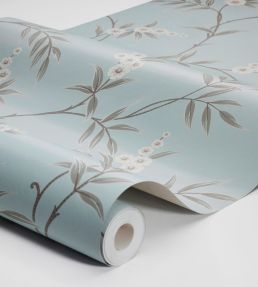 Floral Tree Wallpaper by Borastapeter Sky Blue