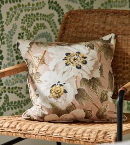 Florent Fabric by Harlequin Positano / Maple / Graphite